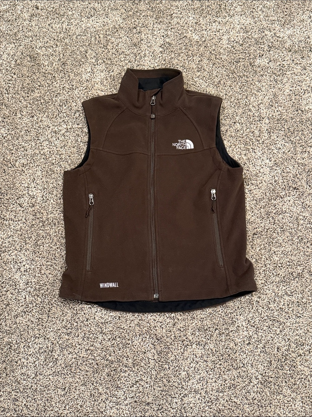 The North Face Brown WindWall Fleece Vest